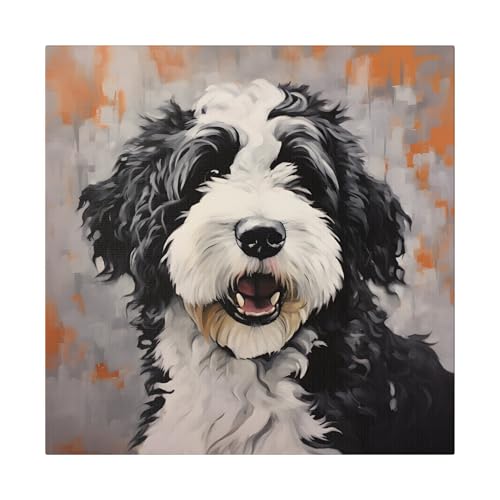 500-teiliges Puzzle für Erwachsene – Sheepadoodle-Hund – niedliches Glückshunde-Puzzle, Tier-Holzpuzzles – für Jugendliche, Kinder, Familienspiel, Dekompressionsspielzeug, bestes Geschenk von CanGbay