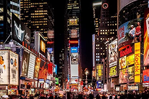 Puzzle 1000 Teile für Erwachsene Times Square New York City NYC bei Nacht Klassisches Puzzle DIY Kit Holzspielzeug Einzigartiges Geschenk Wohnkultur Puzzle 1000 Teile für Erwachsene Times Square New York City NYC bei Nacht Klassisches Puzzle DIY Kit Holzspielzeug Einzigartiges Geschenk Wohnkultur von CanGbay