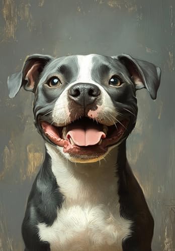 Tier-Puzzles für Erwachsene, 1000 Teile, Pit Bull Bulldogge, klassisches Puzzle-Spiel, schwierige und herausfordernde Unterhaltung, Holzpuzzle für Jugendliche, Kinder, Spielzeug, bunte Puzzles für Tier-Puzzles für Erwachsene, 1000 Teile, Pit Bull Bulldogge, klassisches Puzzle-Spiel, schwierige und herausfordernde Unterhaltung, Holzpuzzle für Jugendliche, Kinder, Spielzeug, bunte Puzzles für von CanGbay