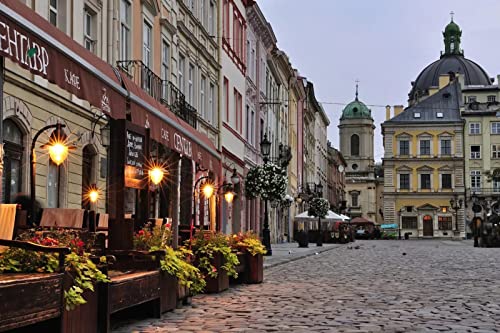 Ukraine City Cityscape 500 Teile Puzzle für Erwachsene, Naturlandschaft, 500 Teile Puzzle für Erwachsene, Jugendliche, Lernspielzeug, schwieriges Puzzle, Spiel Ukraine City Cityscape 500 Teile Puzzle für Erwachsene, Naturlandschaft, 500 Teile Puzzle für Erwachsene, Jugendliche, Lernspielzeug, schwieriges Puzzle, Spiel von CanGbay