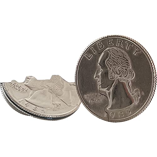 Canailles Hinged Bite and Folding Quarter Coin, Magic Trick Cool Quarter for Pranks, Tricks and More Canailles Hinged Bite and Folding Quarter Coin, Magic Trick Cool Quarter for Pranks, Tricks and More von Canailles