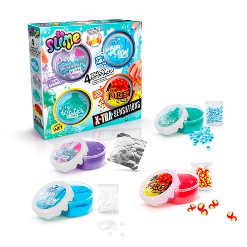 C Toys - SO Slime DIY – Xtra Sensation Multipack – mit 4 Schleim für Sensationen und Dekorationen – SSC 308 C Toys - SO Slime DIY – Xtra Sensation Multipack – mit 4 Schleim für Sensationen und Dekorationen – SSC 308 von Canal Toys