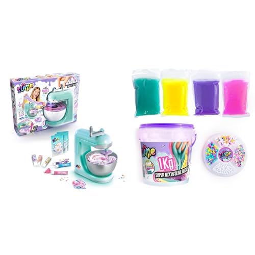 CANAL TOYS - So Slime SSC 229: DIY Marmorschleim mit Perlen für Dekorationen und Schleim-Standmixer, Fertige Schleim-Eimer, Mix'in & Make Your Own Slime Set mit Charms und Perlen, 1KG CANAL TOYS - So Slime SSC 229: DIY Marmorschleim mit Perlen für Dekorationen und Schleim-Standmixer, Fertige Schleim-Eimer, Mix'in & Make Your Own Slime Set mit Charms und Perlen, 1KG von Canal Toys