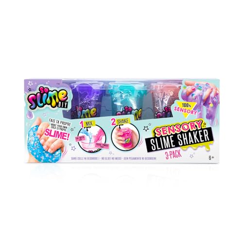 Canal Toys - So Slime DIY Sensory Schleim-Set, 3er-Pack, Schleim-Shaker mit Charms & Perlen, Fluffy & Butter Schleim-Bastelset, Knet-Spielzeug für Kinder von 6-12 Jahren von Canal Toys