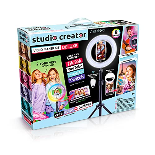Canal Toys Creator – Studio Influencer Video Maker Kit Deluxe – INF 003, Mehrfarbig, M von Canal Toys