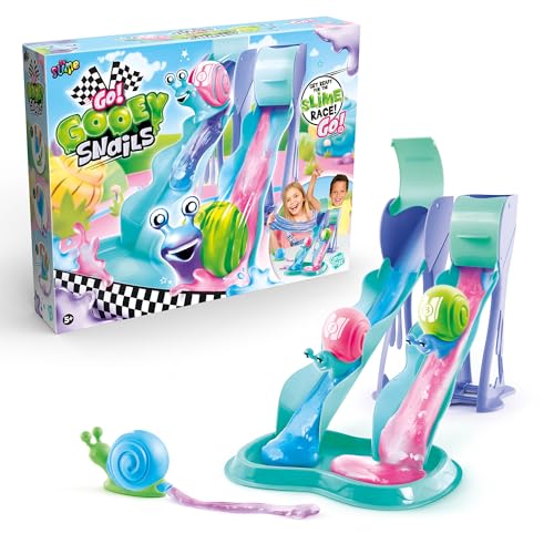 C Toys - Go Slime Schnecke – Schneckenlauf auf Schleimrutsche – SSC 267, Grün von Canal Toys