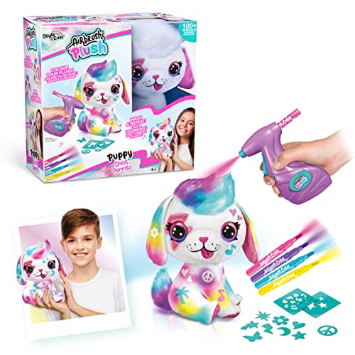 Canal Toys - Airbrush Plush OFG 249- Airbrush your Plush toy, bemalen Sie Ihr eigenes Plüschtier mit elektrischer Airbrush-Spritzpistole, Markern und Schablonen, 1 Puppy-Plüsch, weiß Canal Toys - Airbrush Plush OFG 249- Airbrush your Plush toy, bemalen Sie Ihr eigenes Plüschtier mit elektrischer Airbrush-Spritzpistole, Markern und Schablonen, 1 Puppy-Plüsch, weiß von Canal Toys