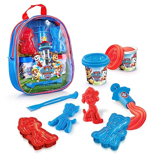 Canal Toys Paw Patrol – Rucksack gefüllt mit Knete und Zubehör – Kreativ-Hobby – PPC 031 von Canal Toys