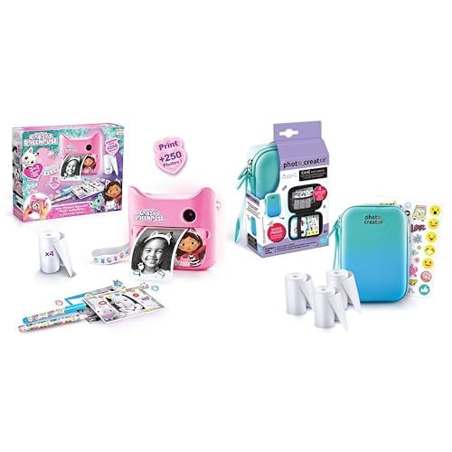 Canal Toys - Photo Creator GAB 005- Gabby, 12 MP Sofortbildkamera und CLK 012- Schutzhülle für Digitale Sofortbildkamera, Aufbewahrungstasche für Sofortbildkamera Canal Toys - Photo Creator GAB 005- Gabby, 12 MP Sofortbildkamera und CLK 012- Schutzhülle für Digitale Sofortbildkamera, Aufbewahrungstasche für Sofortbildkamera von Canal Toys