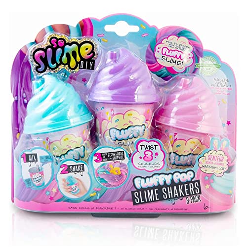 SO DIY Canal Toys Slime Fluffy-Pack mit 3 Shakers-SSC 101, Mehrfarbig von Canal Toys