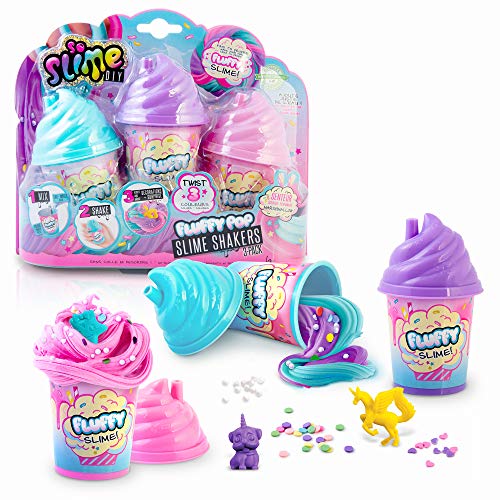 SO DIY Canal Toys Slime Fluffy-Pack mit 3 Shakers-SSC 101, Mehrfarbig von Canal Toys