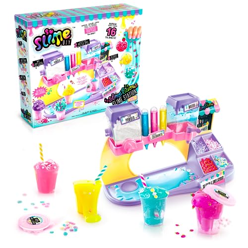 Canal Toys - So Slime DIY Station Set - Eigenen Duftenden Schleim Mit Glitzer, Charms & Perlen Kreieren - Fluffy Shaker Kit - Knet-Spielzeug & Butter Bastelset Für Kinder Ab 6 von Canal Toys