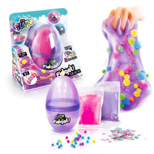 Canal Toys | So Slime Fidget Egg | Fertiger Fluffy-Schleim mit Charms | Oster-Ei-Schleimset | Flauschiger Schleim im Ei für Kinder ab 6 Jahren | Geschenke für die Ostereiersuche von Canal Toys
