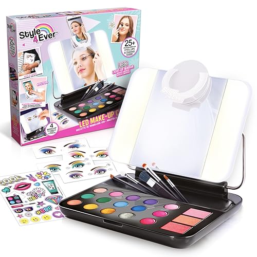 Canal Toys - Style 4 Ever OFG 247- LED Schminkkoffer Set für Kinder, Schminkpalette und Koffer, abwaschbares Schmink- und Kosmetikspielzeug, Makeup-Palette 1 Set, Mehrfarbig Canal Toys - Style 4 Ever OFG 247- LED Schminkkoffer Set für Kinder, Schminkpalette und Koffer, abwaschbares Schmink- und Kosmetikspielzeug, Makeup-Palette 1 Set, Mehrfarbig von Canal Toys