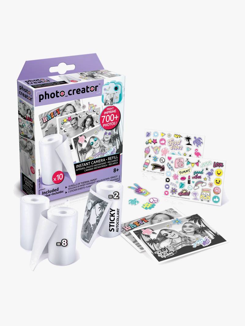 Photo Creator Polaroidkamera Nachfüllpapier &  Aufkleber von Canal Toys