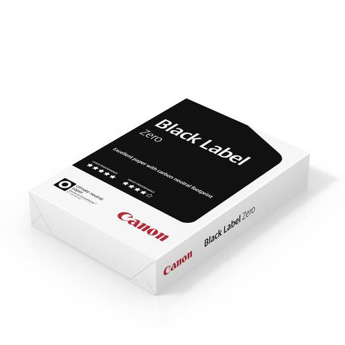 Canon Black Label Zero 99840354 Universal Druckerpapier Kopierpapier DIN A4 80 g/m² 2500 Blatt Weiß von Canon
