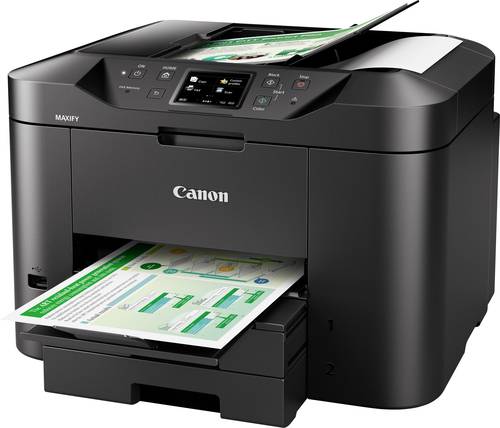 Canon MAXIFY MB2750 Farb Tintenstrahl Multifunktionsdrucker A4 Drucker, Scanner, Kopierer, Fax LAN, von Canon
