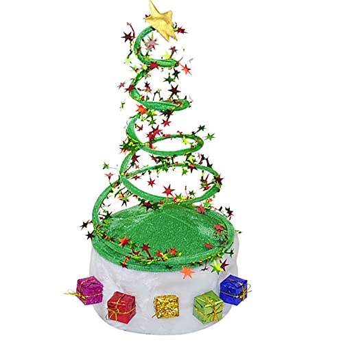 Canzoon Lustige Weihnachtsmütze Erwachsene Santa Mütze Grün Weihnachtsmützen Erwachsene Weihnachtsmann Mütze Nikolausmützen für Weihnachten, Geschenk für Frauen, Männer, Weihnachten, Neujahr von Canzoon