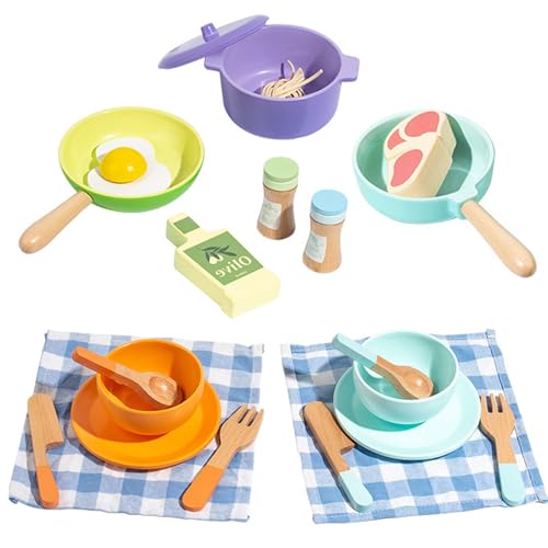 Caossuixin Kinderküche Zubehör Holz, 21PCS Spielküche Zubehör Holz, Küchenzubehör Kinder, Rollenspiel Kinderküche Spielzeug Set, Holzspielzeug Küche Geschenk für Jungen und Mädchen ab 3 4 Jahren Caossuixin Kinderküche Zubehör Holz, 21PCS Spielküche Zubehör Holz, Küchenzubehör Kinder, Rollenspiel Kinderküche Spielzeug Set, Holzspielzeug Küche Geschenk für Jungen und Mädchen ab 3 4 Jahren von Caossuixin
