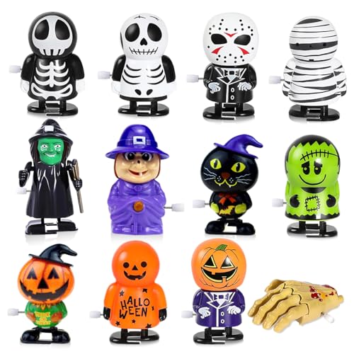 Capaneus 12 Stück Aufziehspielzeug Halloween Spielzeug Kinder, Halloween Spielzeug Wind up, Aufziehspielzeug Halloween Mitgebsel Kinder, Aufziehspielzeug Goody Bag Füllen, Stil A Capaneus 12 Stück Aufziehspielzeug Halloween Spielzeug Kinder, Halloween Spielzeug Wind up, Aufziehspielzeug Halloween Mitgebsel Kinder, Aufziehspielzeug Goody Bag Füllen, Stil A von Capaneus