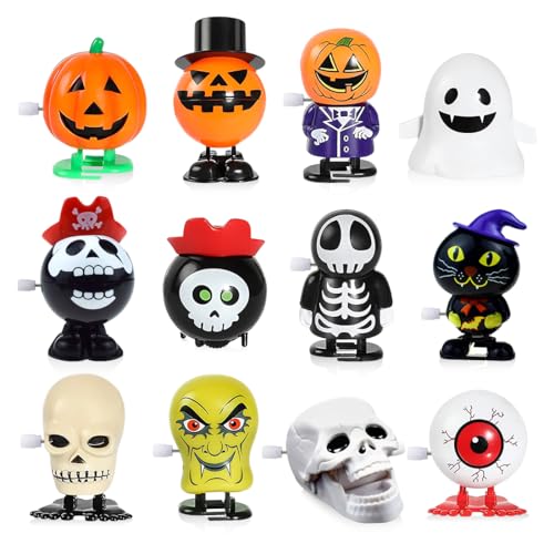 Capaneus 12 Stück Aufziehspielzeug Halloween Spielzeug Kinder, Halloween Spielzeug Wind up, Aufziehspielzeug Halloween Mitgebsel Kinder, Aufziehspielzeug Goody Bag Füllen, Stil B Capaneus 12 Stück Aufziehspielzeug Halloween Spielzeug Kinder, Halloween Spielzeug Wind up, Aufziehspielzeug Halloween Mitgebsel Kinder, Aufziehspielzeug Goody Bag Füllen, Stil B von Capaneus