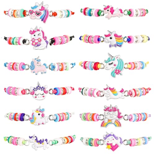 Capaneus 12 Stück Einhorn Freundschaftsarmbänder Kinder, Einhorn Armband Mädchen, Instellbare Geflochten Armband Einhorn, Freundschaftsarmbänder Kinder für Kindergeburtstag, Einhorn Mitgebsel Capaneus 12 Stück Einhorn Freundschaftsarmbänder Kinder, Einhorn Armband Mädchen, Instellbare Geflochten Armband Einhorn, Freundschaftsarmbänder Kinder für Kindergeburtstag, Einhorn Mitgebsel von Capaneus