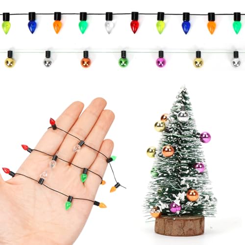 Capaneus Wichtel Zubehör Weihnachten,2 Stück Puppenhaus Weihnachten Lichterkette, 100cm Wichtel Zubehör Lichterkette,Zubehör Puppenhaus, Miniatur Puppenhaus Möbel Lampe für Wichtel Puppenhaus Möbel Capaneus Wichtel Zubehör Weihnachten,2 Stück Puppenhaus Weihnachten Lichterkette, 100cm Wichtel Zubehör Lichterkette,Zubehör Puppenhaus, Miniatur Puppenhaus Möbel Lampe für Wichtel Puppenhaus Möbel von Capaneus