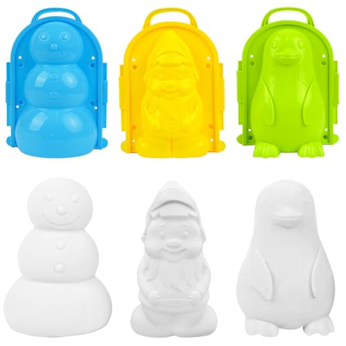 3 Stück Schneeball Form,Pinguin Schneeballzange,Schneespielzeug Kinder,Cartoon Schneeball Maker Clip Set,Viele Formen Schneeformen Spielzeug 3 Stück Schneeball Form,Pinguin Schneeballzange,Schneespielzeug Kinder,Cartoon Schneeball Maker Clip Set,Viele Formen Schneeformen Spielzeug von Capaneus