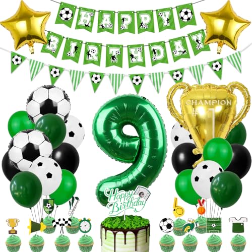Fußball Luftballon 9. Geburtstag, Fußball Deko Geburtstag, Fussball Geburtstagsdeko Kinder, Geburtstagdeko 9 Jahre Junge, Fussball Geburtstagsparty, Grün Folienballon für Party Kindergeburtstag Fußball Luftballon 9. Geburtstag, Fußball Deko Geburtstag, Fussball Geburtstagsdeko Kinder, Geburtstagdeko 9 Jahre Junge, Fussball Geburtstagsparty, Grün Folienballon für Party Kindergeburtstag von Capaneus