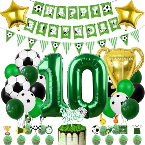 Fußball Luftballon 10. Geburtstag, Fußball Deko Geburtstag, Fussball Geburtstagsdeko Kinder, Geburtstagdeko 10 Jahre Junge, Fussball Geburtstagsparty, Grün Folienballon für Party Kindergeburtstag Fußball Luftballon 10. Geburtstag, Fußball Deko Geburtstag, Fussball Geburtstagsdeko Kinder, Geburtstagdeko 10 Jahre Junge, Fussball Geburtstagsparty, Grün Folienballon für Party Kindergeburtstag von Capaneus