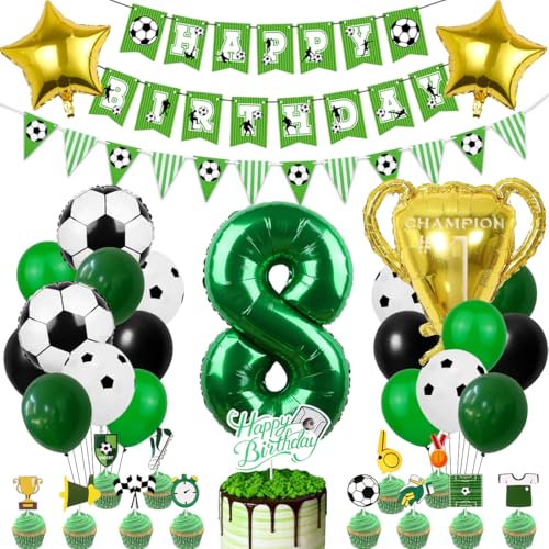 Fußball Luftballon 8. Geburtstag, Fußball Deko Geburtstag, Fussball Geburtstagsdeko Kinder, Geburtstagdeko 8 Jahre Junge, Fussball Geburtstagsparty, Grün Folienballon für Party Kindergeburtstag Fußball Luftballon 8. Geburtstag, Fußball Deko Geburtstag, Fussball Geburtstagsdeko Kinder, Geburtstagdeko 8 Jahre Junge, Fussball Geburtstagsparty, Grün Folienballon für Party Kindergeburtstag von Capaneus