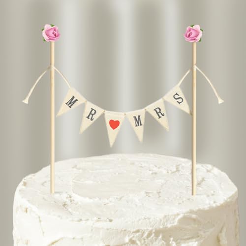 Tortendeko Hochzeit Mr Mrs, Cake Topper Mr Mrs, Hochzeitstorte Deko Vintage, Mr Mrs Girlande Torten Topper, Mr und Mrs Tortenstecker, Hochzeitstorte Topper für Mr & Mrs Deko Hochzeit Tortendeko Hochzeit Mr Mrs, Cake Topper Mr Mrs, Hochzeitstorte Deko Vintage, Mr Mrs Girlande Torten Topper, Mr und Mrs Tortenstecker, Hochzeitstorte Topper für Mr & Mrs Deko Hochzeit von Capaneus