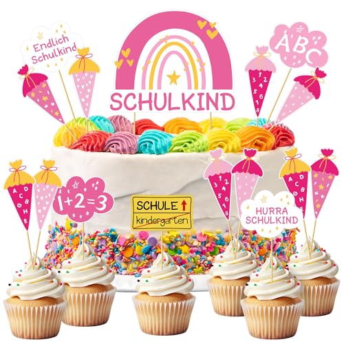 Tortendeko Einschulung, Schulkind Tortendeko Mädchen, Kuchendeko Schulanfang, Cake Topper Schulkind, Kuchen Deko Einschulung, Cake Topper Einschulung für Schulanfang Party Dekoration Tortendeko Einschulung, Schulkind Tortendeko Mädchen, Kuchendeko Schulanfang, Cake Topper Schulkind, Kuchen Deko Einschulung, Cake Topper Einschulung für Schulanfang Party Dekoration von Capaneus