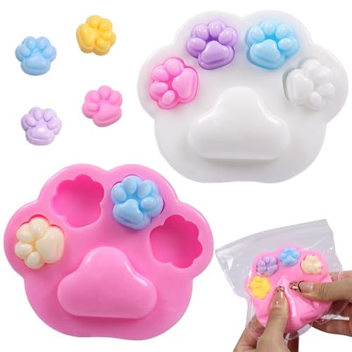2 Stück Cat Paw Squeeze Toy, Squishy Pfote, Cat Paw Squishy, Katzenpfoten Squishy, Fidget Toys, Anti Stress Spielzeug, Soft Cat Paws Toy, Stress Spielzeug für Mädchen Jungen Stressabbau Fidget Toys 2 Stück Cat Paw Squeeze Toy, Squishy Pfote, Cat Paw Squishy, Katzenpfoten Squishy, Fidget Toys, Anti Stress Spielzeug, Soft Cat Paws Toy, Stress Spielzeug für Mädchen Jungen Stressabbau Fidget Toys von Capgoost