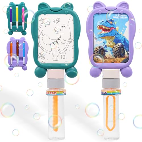 Seifenblasen Set, 2 Stück Seifenblasenstab, Mini Seifenblasen Kinder mit Graffiti Tafel, Seifenblasen Stäbe für Kinder, Seifenblasen Mitgebsel für Kindergeburtstag Bubble Geschenke Hochzeit Party(C) Seifenblasen Set, 2 Stück Seifenblasenstab, Mini Seifenblasen Kinder mit Graffiti Tafel, Seifenblasen Stäbe für Kinder, Seifenblasen Mitgebsel für Kindergeburtstag Bubble Geschenke Hochzeit Party(C) von Capgoost