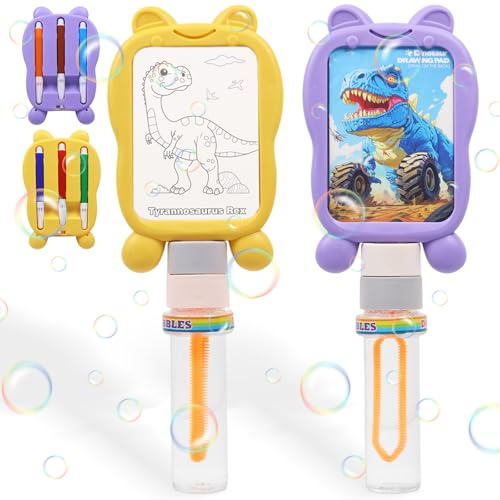 Seifenblasen Set, 2 Stück Seifenblasenstab, Mini Seifenblasen Kinder mit Graffiti Tafel, Seifenblasen Stäbe für Kinder, Seifenblasen Mitgebsel für Kindergeburtstag Bubble Geschenke Hochzeit Party(B) Seifenblasen Set, 2 Stück Seifenblasenstab, Mini Seifenblasen Kinder mit Graffiti Tafel, Seifenblasen Stäbe für Kinder, Seifenblasen Mitgebsel für Kindergeburtstag Bubble Geschenke Hochzeit Party(B) von Capgoost