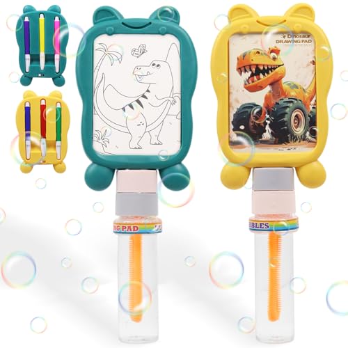 Seifenblasen Set, 2 Stück Seifenblasenstab, Mini Seifenblasen Kinder mit Graffiti Tafel, Seifenblasen Stäbe für Kinder, Seifenblasen Mitgebsel für Kindergeburtstag Bubble Geschenke Hochzeit Party(A) Seifenblasen Set, 2 Stück Seifenblasenstab, Mini Seifenblasen Kinder mit Graffiti Tafel, Seifenblasen Stäbe für Kinder, Seifenblasen Mitgebsel für Kindergeburtstag Bubble Geschenke Hochzeit Party(A) von Capgoost