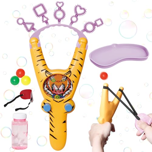 Seifenblasen Set, 4-In-1 Seifenblasen Stab, Multi-Seifenblasenstab, Seifenblasen Kinder, Seifenblasenstäbe für Kinder, Seifenblasen Blase für Party Hochzeit Geburtstag Geschenk Sommerspielzeug(A) von Capgoost