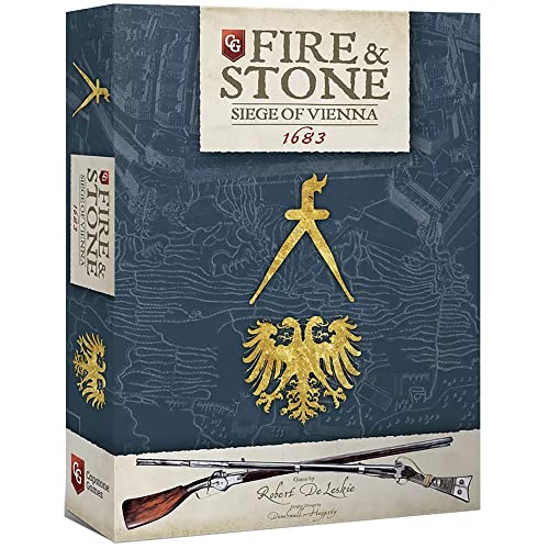Capstone Games Fire & Stone: Belagerung von Wien 1683 - Historisches Brettspiel, ab 14 Jahren, 2 Spieler, 60 Minuten von Capstone Games