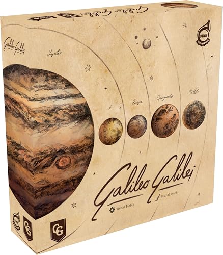 Capstone Games | Galileo Galilei | Board Game | Action Drafting Euro Game for The Whole Family | 1 to 4 Players Ageds 14 and Up | English von Capstone Games