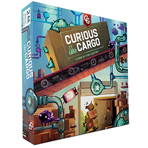 Capstone Games, Curious Cargo, Board Game, 2 Players, Ages 12+, 30 Minute Playing Time von Capstone Games