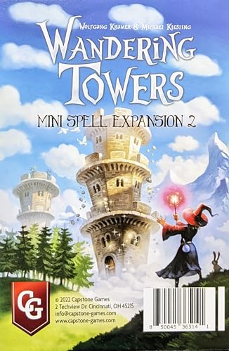 Capstone Games | Wandering Towers Mini Expansion 2 | Board Game | Expansion | 1 to 6 Players Ages 10+ von Capstone Games