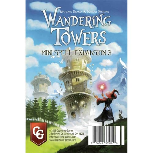 Capstone Games | Wandering Towers Mini Expansion 3 | Board Game | Expansion | 1 to 6 Players Ages 10+ von Capstone Games