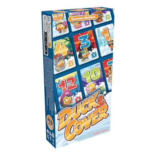 Captain Games, Duck and Cover, Familienspiel, Kartenspiel, 2-7 Spieler, ab 8 Plus Jahren, 20 Minuten, Deutsch Captain Games, Duck and Cover, Familienspiel, Kartenspiel, 2-7 Spieler, ab 8 Plus Jahren, 20 Minuten, Deutsch von Captain Games