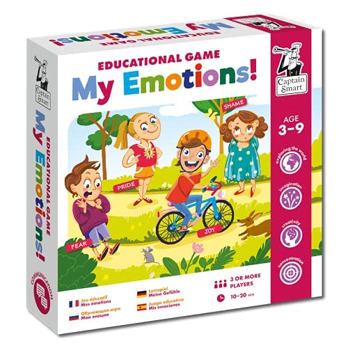 Captain Smart Lernspiel für Kinder My Emotions Emotionen Ausdrücke Vorstellungskraft 3+ Spieler Brettspiel für Lernspielzeug Geschenk für Kinder 3-9 Jahre alt Captain Smart Lernspiel für Kinder My Emotions Emotionen Ausdrücke Vorstellungskraft 3+ Spieler Brettspiel für Lernspielzeug Geschenk für Kinder 3-9 Jahre alt von Captain Smart