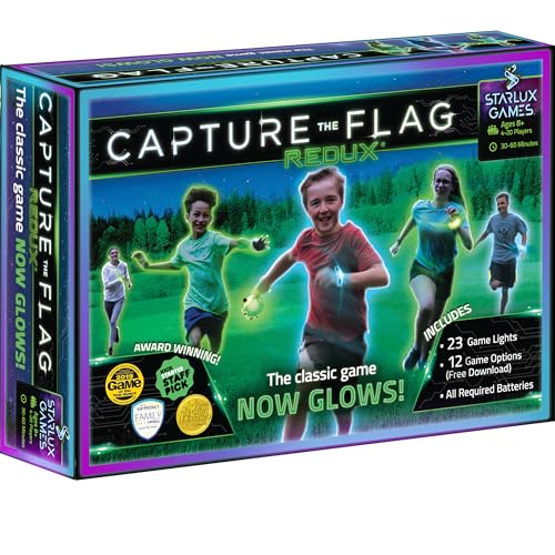 Starlux Games Capture the Flag Outdoor-Spiel für Kinder - Das Original von Redux - Lustige Action - ab 8 Jahre, für Teenager & Jugendliche - für Kindergeburtstag & Party Starlux Games Capture the Flag Outdoor-Spiel für Kinder - Das Original von Redux - Lustige Action - ab 8 Jahre, für Teenager & Jugendliche - für Kindergeburtstag & Party von Starlux Games