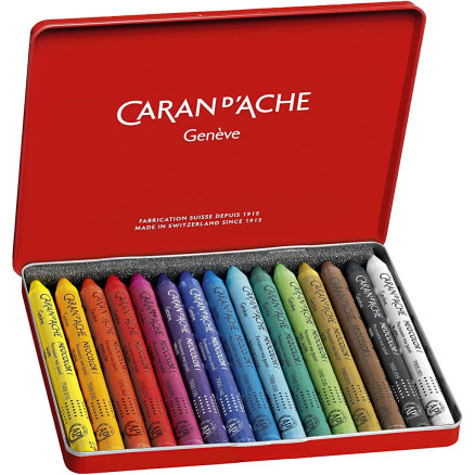 CARAN D'ACHE Neocolor I - Ölkreide, L 10 cm, Dicke 8,5 mm, Sortierte Farben, 15 Stk/ 1 Pck CARAN D'ACHE Neocolor I - Ölkreide, L 10 cm, Dicke 8,5 mm, Sortierte Farben, 15 Stk/ 1 Pck von Caran D'ache
