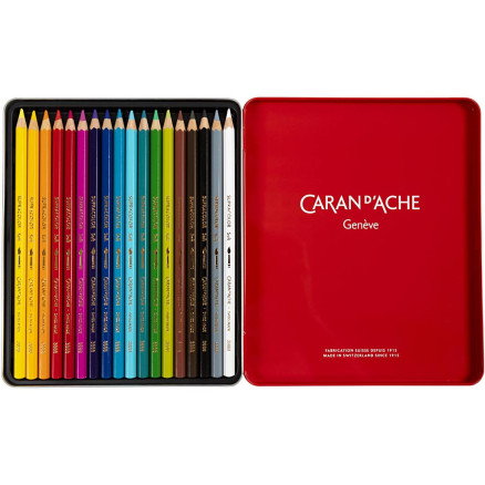 CARAN D'ACHE Supracolor II, L 17 cm, Mine 3.8 mm, Sortierte Farben, 18 Stk/ 1 Pck CARAN D'ACHE Supracolor II, L 17 cm, Mine 3.8 mm, Sortierte Farben, 18 Stk/ 1 Pck von Caran D'ache