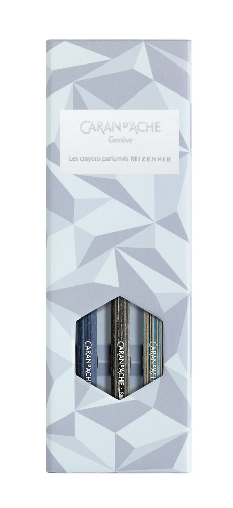 Caran d'Ache Bleistifte Les Crayons de la Maison parfümiert Alpine Frost 3Stk. von Caran d'Ache