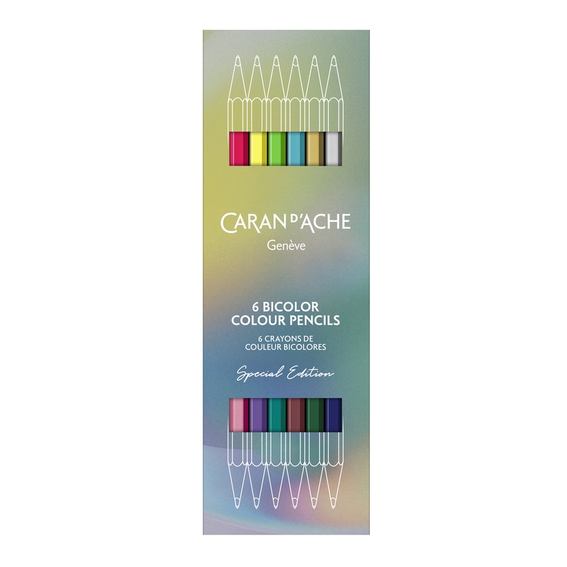 Caran d'Ache Buntstifte Bicolor Claim Your Style v5 6 Stk. - Sonderedition Caran d'Ache Buntstifte Bicolor Claim Your Style v5 6 Stk. - Sonderedition von Caran d'Ache